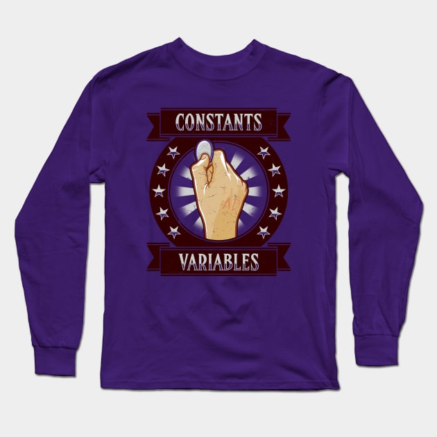 Constants & Variables Long Sleeve T-Shirt by adho1982